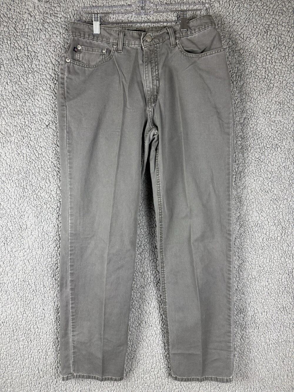 Polo Jeans Co Ralph Lauren Saturday women's size 8 Jean Gray Wash Straight Leg